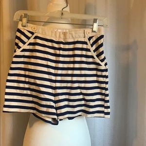 UO high waisted sailor shorts